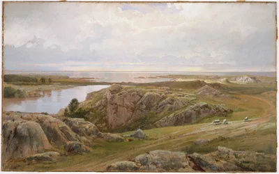 Seerosenteich, Newport, 1877